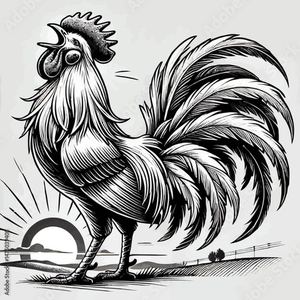 Obraz Rooster