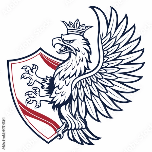 Obraz eagle with wings