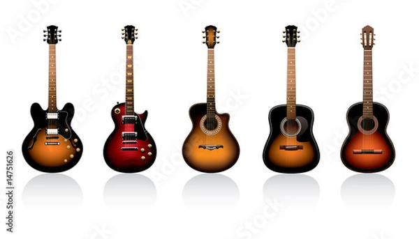 Obraz guitars