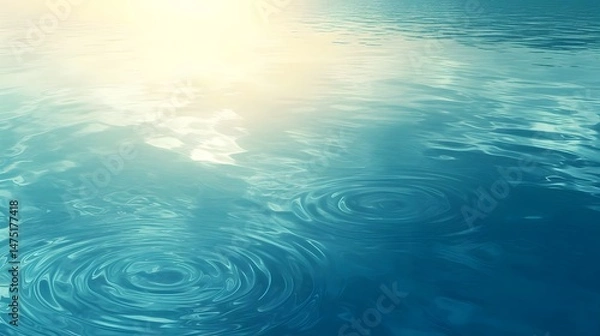 Obraz A real scene, the sunrise on the sea shimmering with ripples, very beautiful part 2