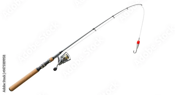 Obraz Isolated Fishing Pole
