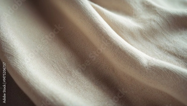 Fototapeta Detailed image of coarse linen background