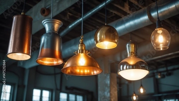 Fototapeta Up-to-date and elegant lighting solutions