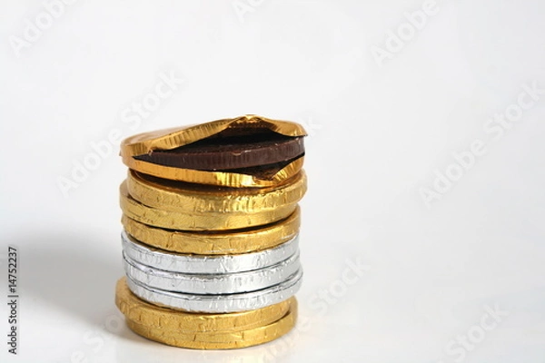 Obraz chocolate coins