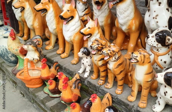 Obraz バッチャン焼き　ハノイ　ベトナム