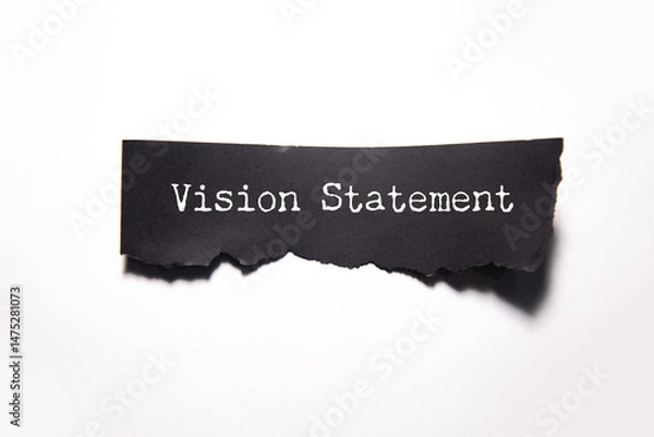 Obraz vision text concept on paper