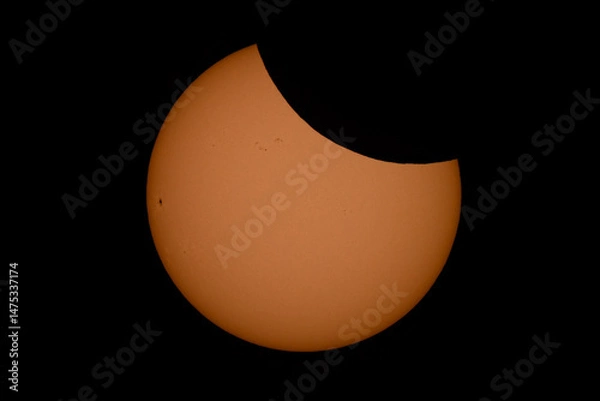 Obraz Eclipse parcial de sol 2025