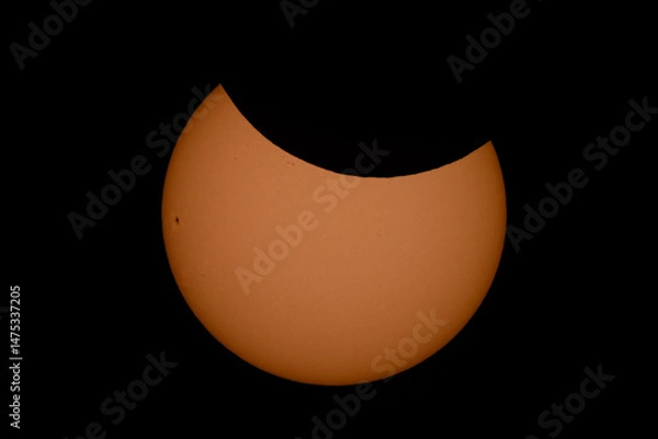 Obraz Eclipse parcial de sol 2025