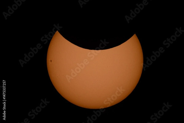 Obraz Eclipse parcial de sol 2025