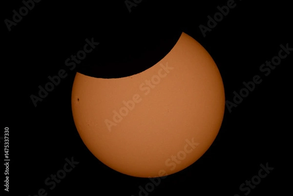 Obraz Eclipse parcial de sol 2025