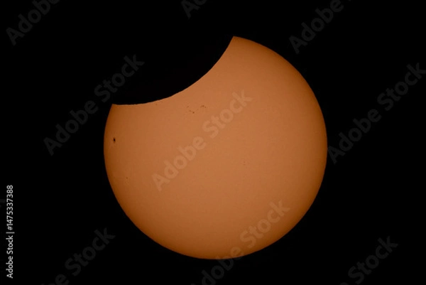 Obraz Eclipse parcial de sol 2025