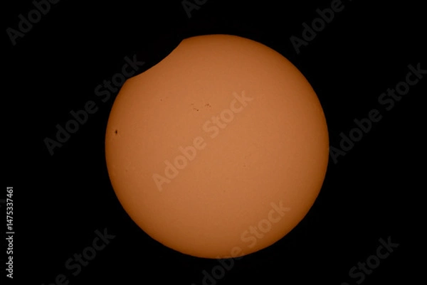 Obraz Eclipse parcial de sol 2025