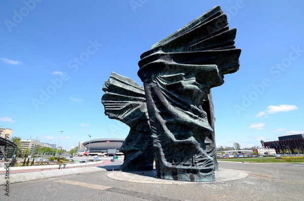 Obraz Silesian Insurgents Monument in Katowice, Poland