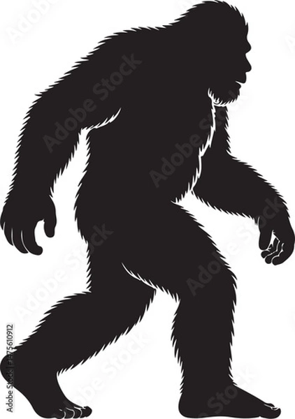 Fototapeta Bigfoot Walking Through Forest Silhouette

Legend of the Sasquatch Vector Scene

Mysterious Bigfoot Shadow in Trees

Cryptid in the Wilderness Silhouette Art

Bigfoot Sighting Silhouette Design