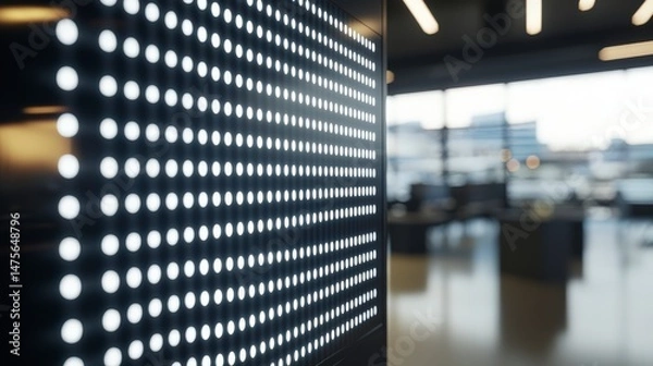 Fototapeta Inspirational Quote on Soft Glowing Digital Screen Display