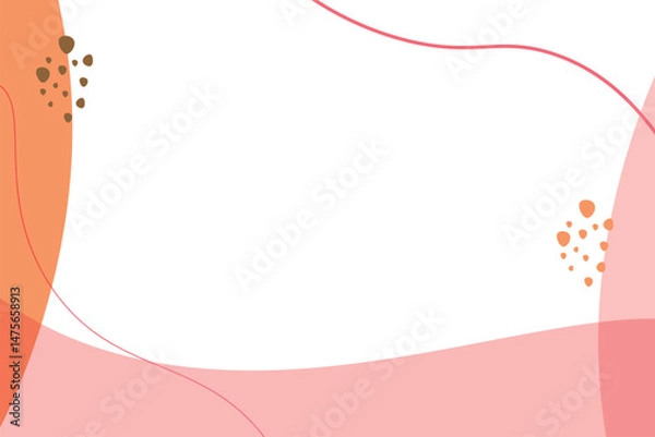 Obraz organic shapes background