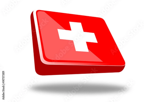 Fototapeta Medizin oder Schweiz