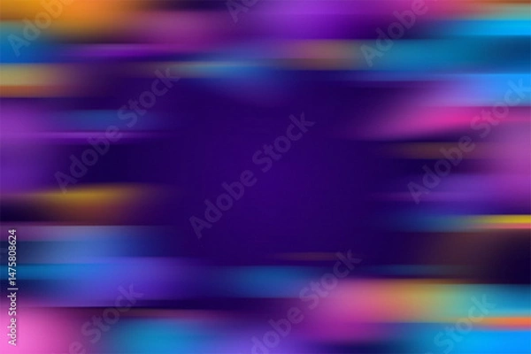 Fototapeta Abstract Blurred Colorful Lights Motion Gradient Background