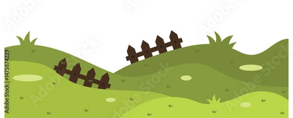 Fototapeta garden grass transparent background element