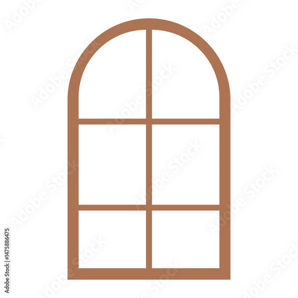 Fototapeta window transparent background element