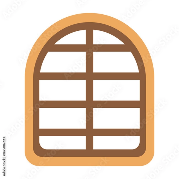 Fototapeta window transparent background element