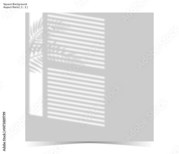 Obraz VECTOR ILLUSTRATION OF AESTHETIC SHADOW OVERLAY WITH EARTHY TONES AND CALM COLOR ATMOSPHERE ON SQUARE BACKGROUND 26