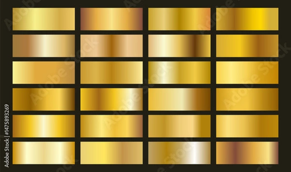 Obraz Gold Gradient Background – Luxury Metallic Texture