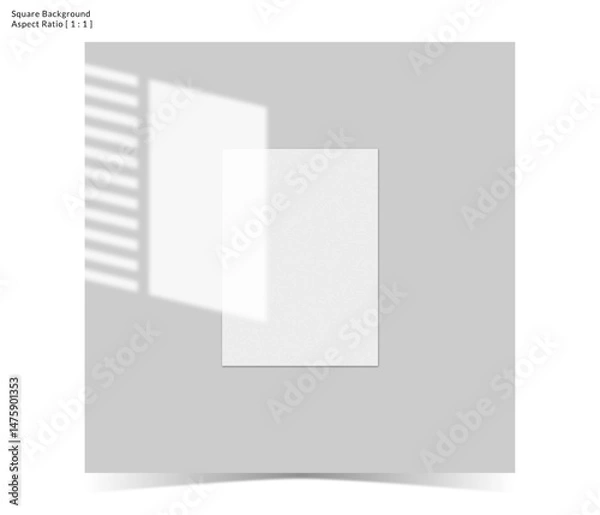 Obraz VECTOR ILLUSTRATION OF AESTHETIC SHADOW OVERLAY WITH EARTHY TONES AND CALM COLOR ATMOSPHERE ON SQUARE BACKGROUND 27