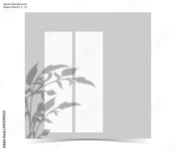 Obraz VECTOR ILLUSTRATION OF AESTHETIC SHADOW OVERLAY WITH EARTHY TONES AND CALM COLOR ATMOSPHERE ON SQUARE BACKGROUND 28