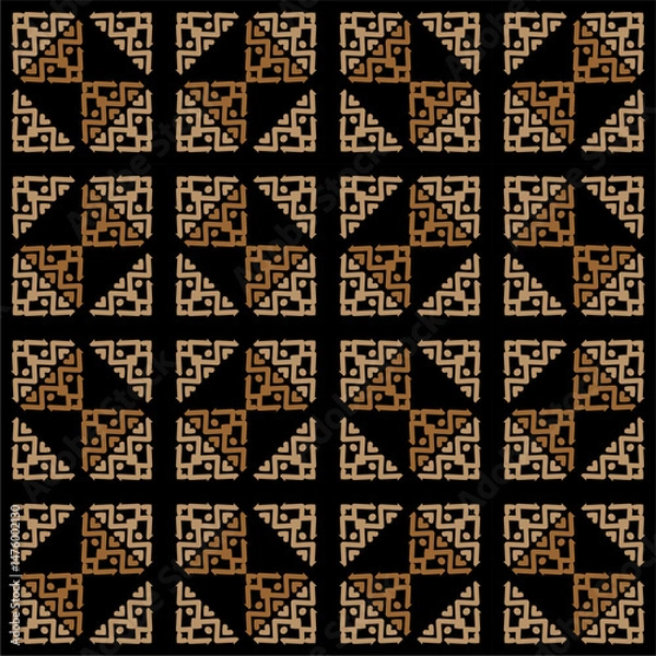 Obraz Beautiful ethnic fabric patterns designed to inspire your creative activities, vector backgrounds.