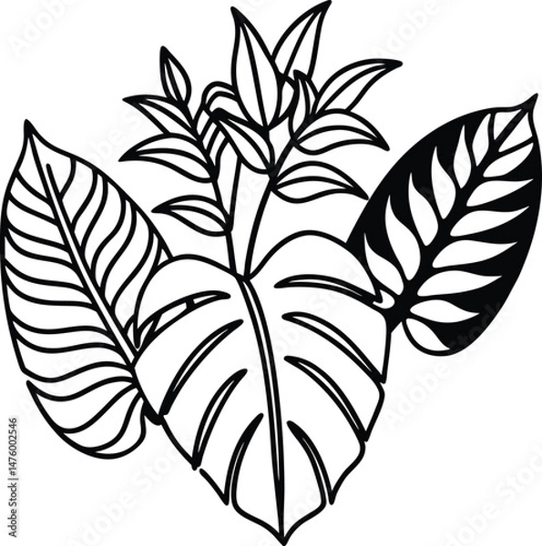 Obraz Hand drawn Vector sketch isolated on transparent background