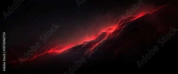 Fototapeta Red alien landscape (1)