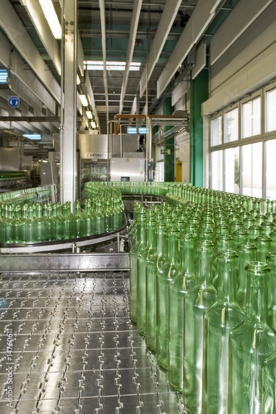 Obraz chaine d'embouteillage