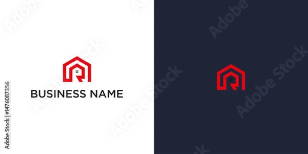 Fototapeta Real Estate Logo Design – Clean and Professional Vector for Business Identity