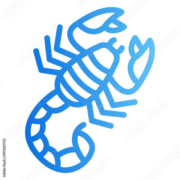 Obraz scorpio Gradient icon