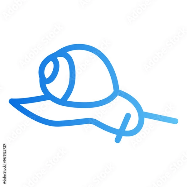 Obraz snail Gradient icon