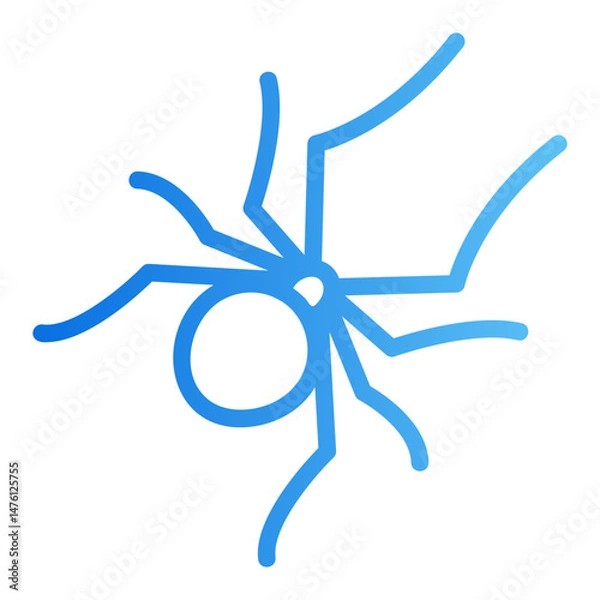 Obraz spider Gradient icon
