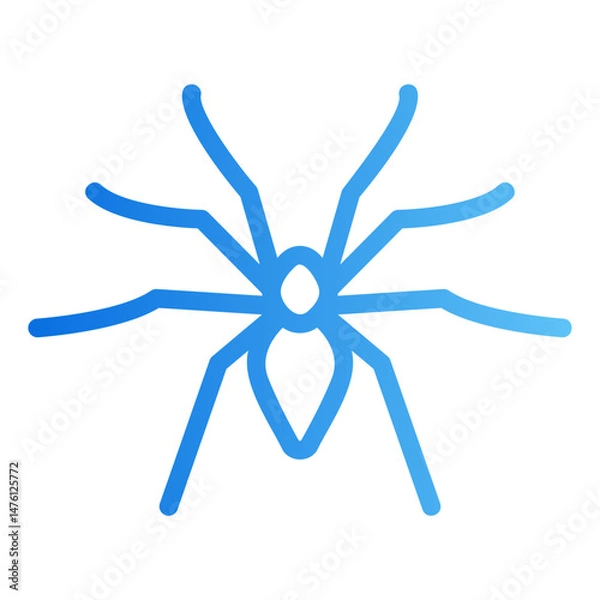 Obraz spider Gradient icon