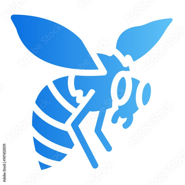Obraz bee Gradient icon