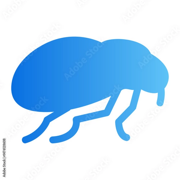 Obraz flea Gradient icon