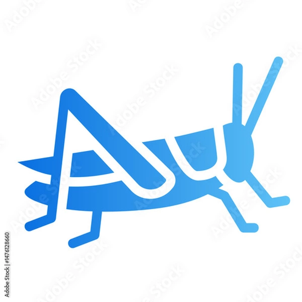 Obraz locust Gradient icon
