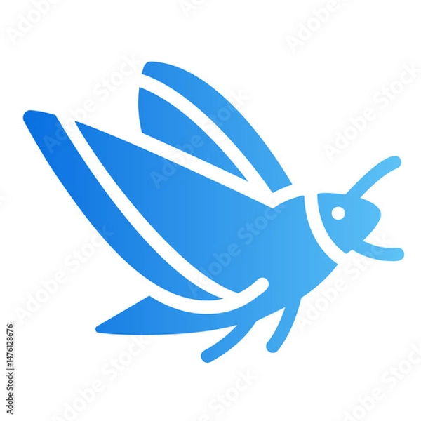 Obraz moth Gradient icon