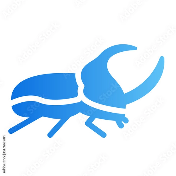 Obraz rhinoceros Gradient icon