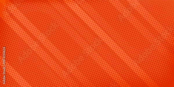 Fototapeta Abstract red geometric shapes background. Vector illustration