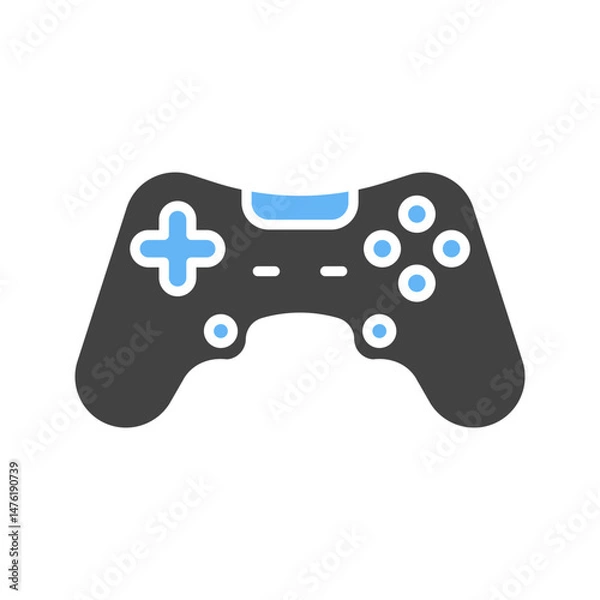 Obraz Game Controller icon vector image. Suitable for mobile apps, web apps and print media.