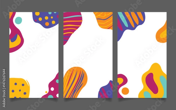 Fototapeta boho poster ornament, Abstract art watercolor background vector. Minimal hand painted watercolor