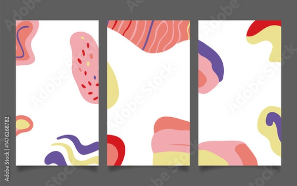Fototapeta boho poster ornament, Abstract art watercolor background vector. Minimal hand painted watercolor