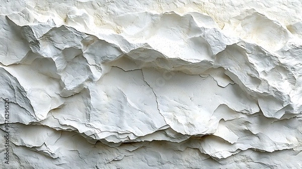 Obraz White mountain range abstract background