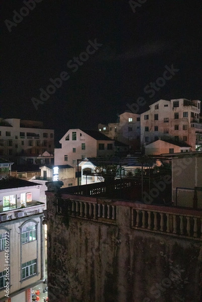 Fototapeta Cityscape of Bo'ao Hainan China