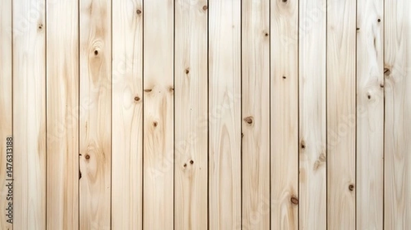 Fototapeta Light wood plank background with horizontal layout clean and natural look perfect for product display overlay cut out on isolated transparent removed background